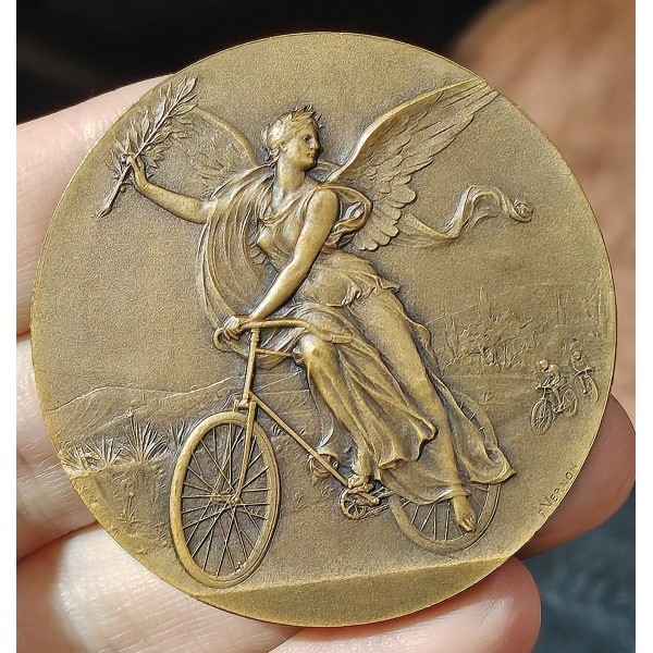 Médaille récompense Cyclisme, 1908 Vernon Corne