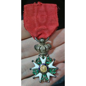 Médaille réduction de la légion d'honneur 2nd restauration, 1816-1830 Henri IV
