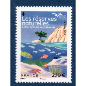 Timbre France 5888 Les réserves naturelles - Euromed postal, Neuf