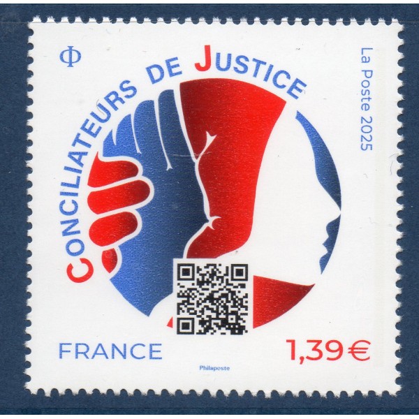 Timbre France 5894, Conciliateur de Justice, Neuf