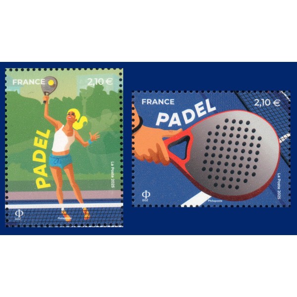 Timbre France 5895-5896, Le Padel, Neuf