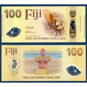 Fidji P.129a, Spl Billet de 100 Dollars 2026 Nanai Tu Yaqona