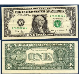 Etats Unis P.515a Boston, TTB Billet de 1 Dollar 2003 série A