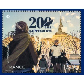 Timbre France 5947, Le Figaro - Bicentenaire, Neuf