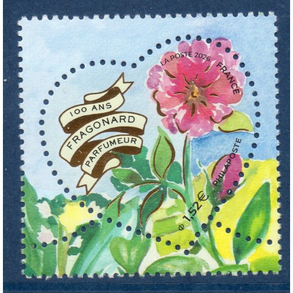 Timbre France 5949, Cœur Fragonard 1.52€ de feuille, Neuf