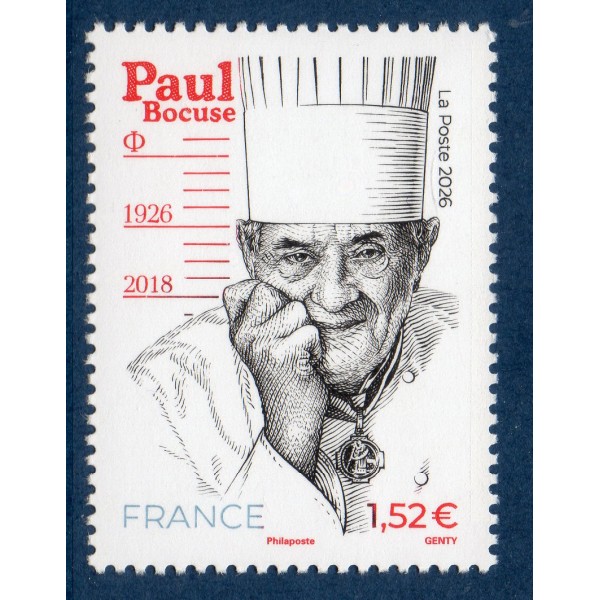 Timbre France 5954, Paul Bocuse, Neuf