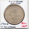 Allemagne 5 reichsmark 1932 A, TTB+ KM.56 Weimar, chêne