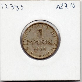 Allemagne 1 reichsmark 1924 J, TTB KM.42 Weimar