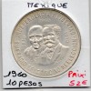 Mexique 10 Pesos 1960 Sup, KM.476 Guerre d'indépendance