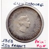 Luxembourg 250 francs 1963 Sup, KM.53 Grande-Duchesse Charlotte