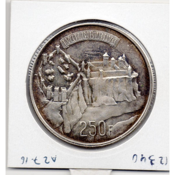 Luxembourg 250 francs 1963 Sup, KM.53 Grande-Duchesse Charlotte