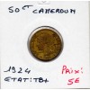 Cameroun 50 centimes 1924 TB+, Lec.2