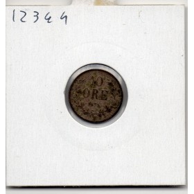 Norvège 10 ore 1875 TTB, KM.372 Oscar II
