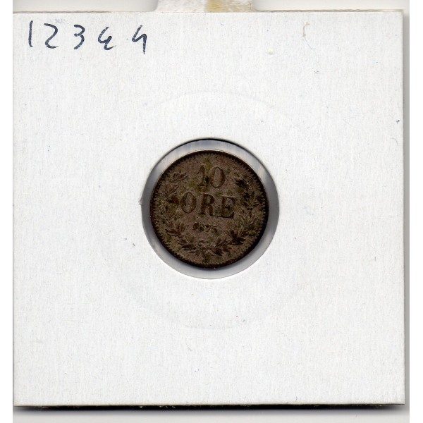 Norvège 10 ore 1875 TTB, KM.372 Oscar II