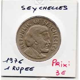 Seychelles 1 rupee 1976 Sup, KM.26 James Mancham
