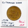 Sarre Saar, 50 franken 1954 Sup-, Gad.3
