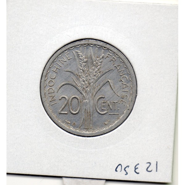 Indochine 20 cents 1945 B Beaumont Sup-, Lec.252