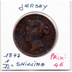 Jersey 1/12 Shilling 1877 TTB, KM.8 Victoria
