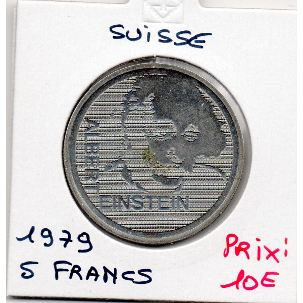 Suisse 5 francs 1979 Spl, KM.57 Albert Einstein