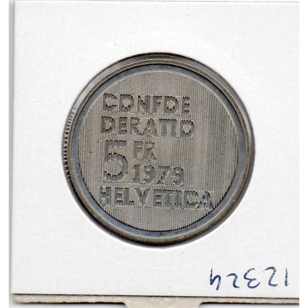 Suisse 5 francs 1979 Spl, KM.57 Albert Einstein