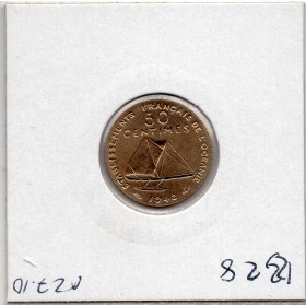 Océanie Essai 50 centimes 1948 sans listel FDC, Lec.3