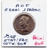 AOF Afrique Occidentale Française Essai 1 Franc 1948 FDC, Lec.4