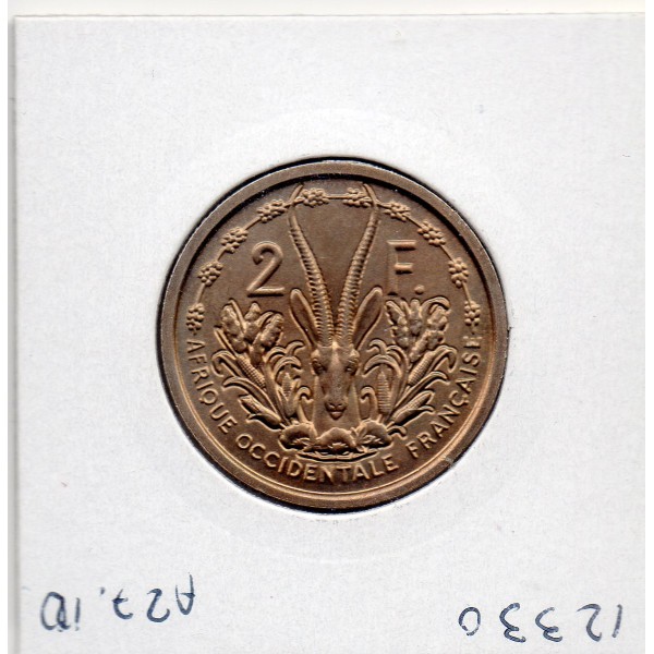 AOF Afrique Occidentale Française Essai 2Francs 1948 FDC, Lec.9