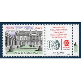 Timbre France 5978, Hôtel de Soubise, Neuf