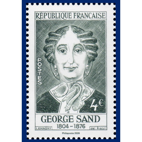 Timbre France 5995, Georges Sand, Neuf
