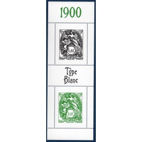Timbre France 5998-5999, Grand Format, 125 ans Type Blanc Neuf