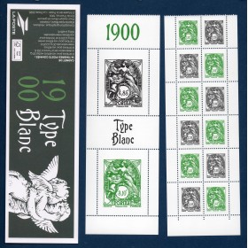 Carnet Yvert 1538 à composition variable 2026, 125 ans du Type Blanc, Neuf