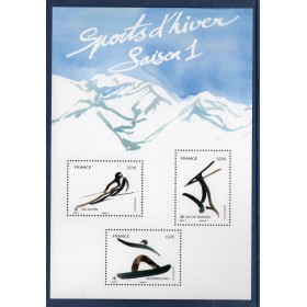 Bloc Feuillet 5951, Sport d'Hiver Saison 1, Neuf