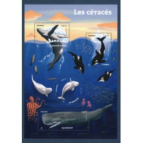 Bloc Feuillet 5962, Les Cétacés, Neuf