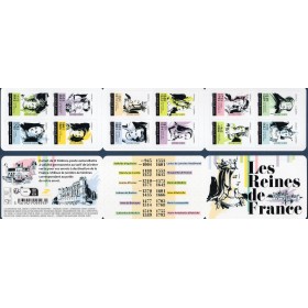 Carnet Commémoratif BC2682, Les Reines de France, Neufs