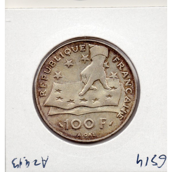 100 francs Descartes 1991 Sup