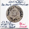 30 Sols Constitution Louis XVI 1792 I Limoges Sup- taches