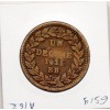 1 décime siège Strasbourg 1815 BB Louis XVIII TB sans point