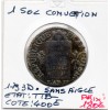 1 sol aux balances 1793 D. Dijon TTB sans tête d'aigle