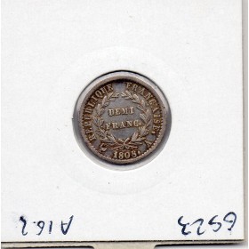 1/2 Franc Napoléon 1er 1808 A paris TTB+