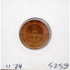 2 centimes Cérès 1886 Sup nettoyée