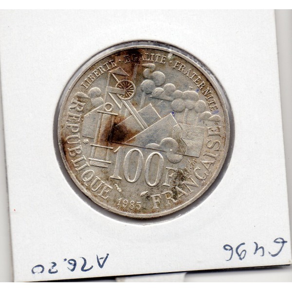 100 francs Emile Zola 1985 Sup