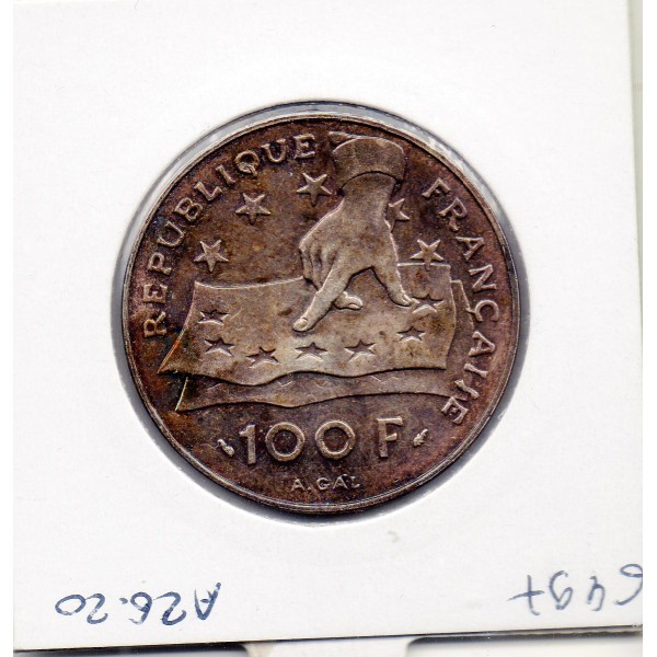 100 francs Descartes 1991 Sup