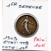1 franc Semeuse Argent 1909 TTB