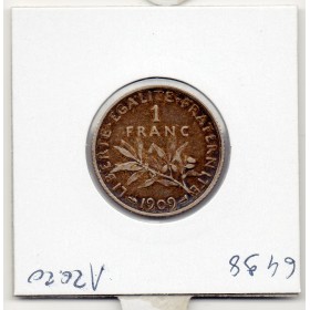 1 franc Semeuse Argent 1909 TTB