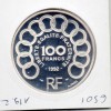 100 francs/15 écus Jean Monnet 1992 BE