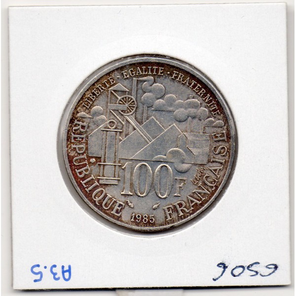 100 francs Emile Zola 1985 Sup