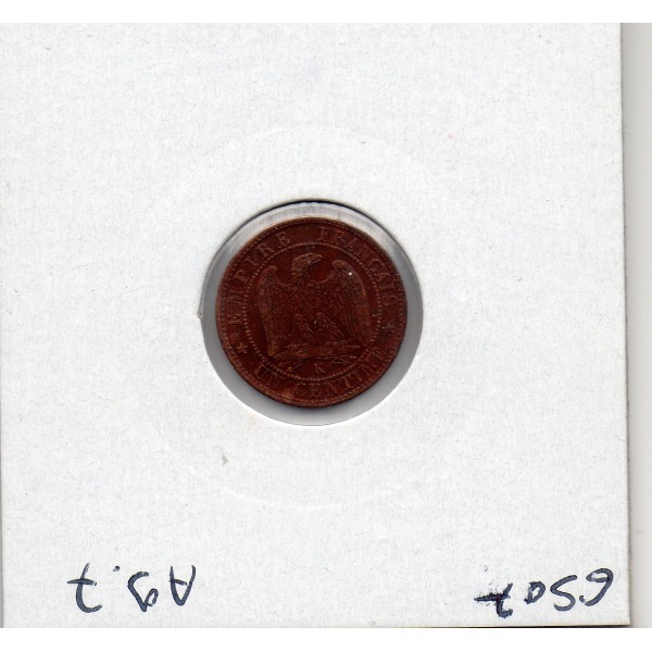 1 centime Napoléon III tête laurée 1862 K Bordeaux TTB