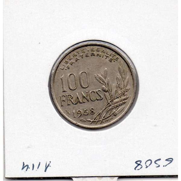 100 francs Cochet 1958 Sup-