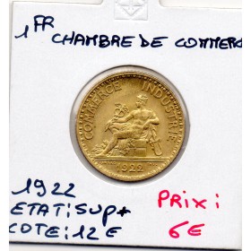 Bon pour 1 franc Commerce Industrie 1922 Sup+