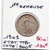 1 franc Semeuse Argent 1903 TTB-
